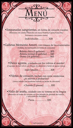 🕯️Menú Afrodita🕯️